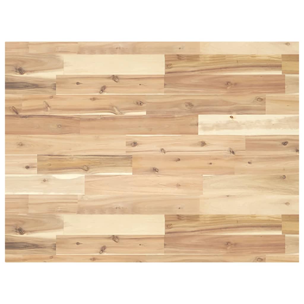 Étagère de vasque murale acier et bois massif d'acacia - XIOS