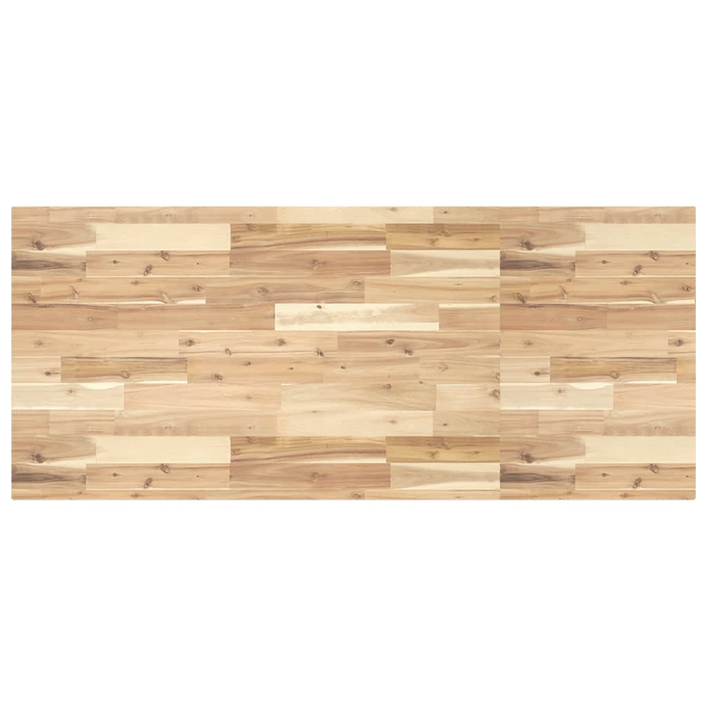 Étagère de vasque murale acier et bois massif d'acacia - XIOS