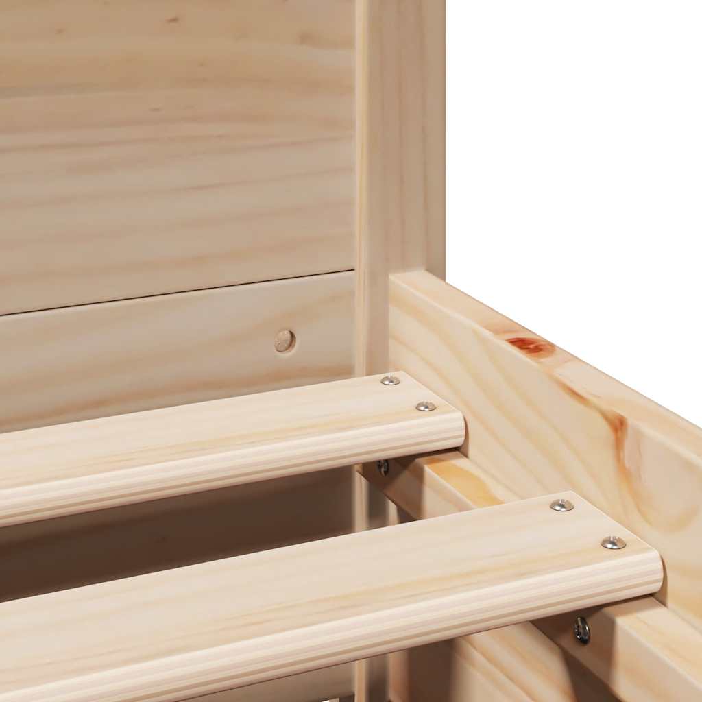 Cadre de lit sans matelas 180x200 cm bois massif de pin - XIOS