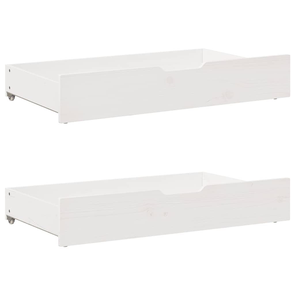 Lit de jour avec tiroirs sans matelas 80x200 cm bois massif - XIOS