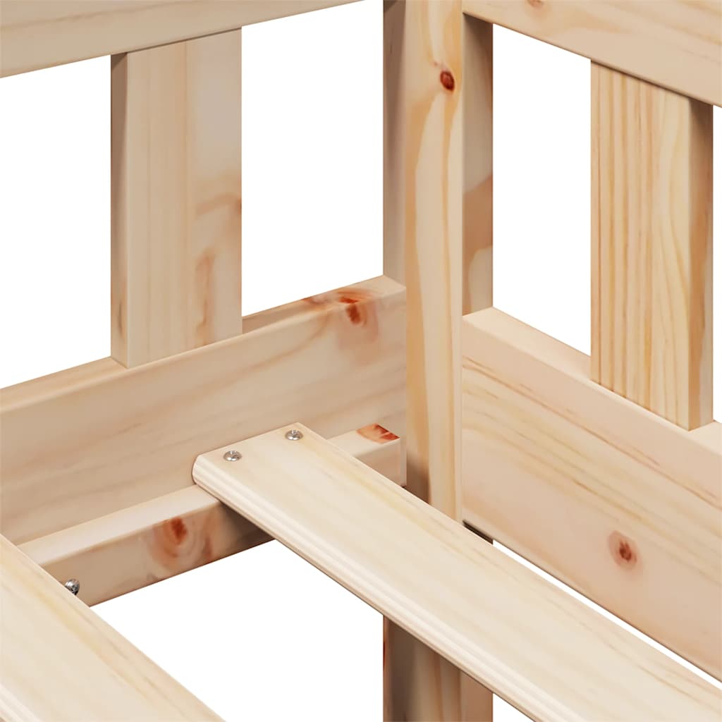 Lit de jour avec tiroirs sans matelas 90x200 cm bois massif - XIOS