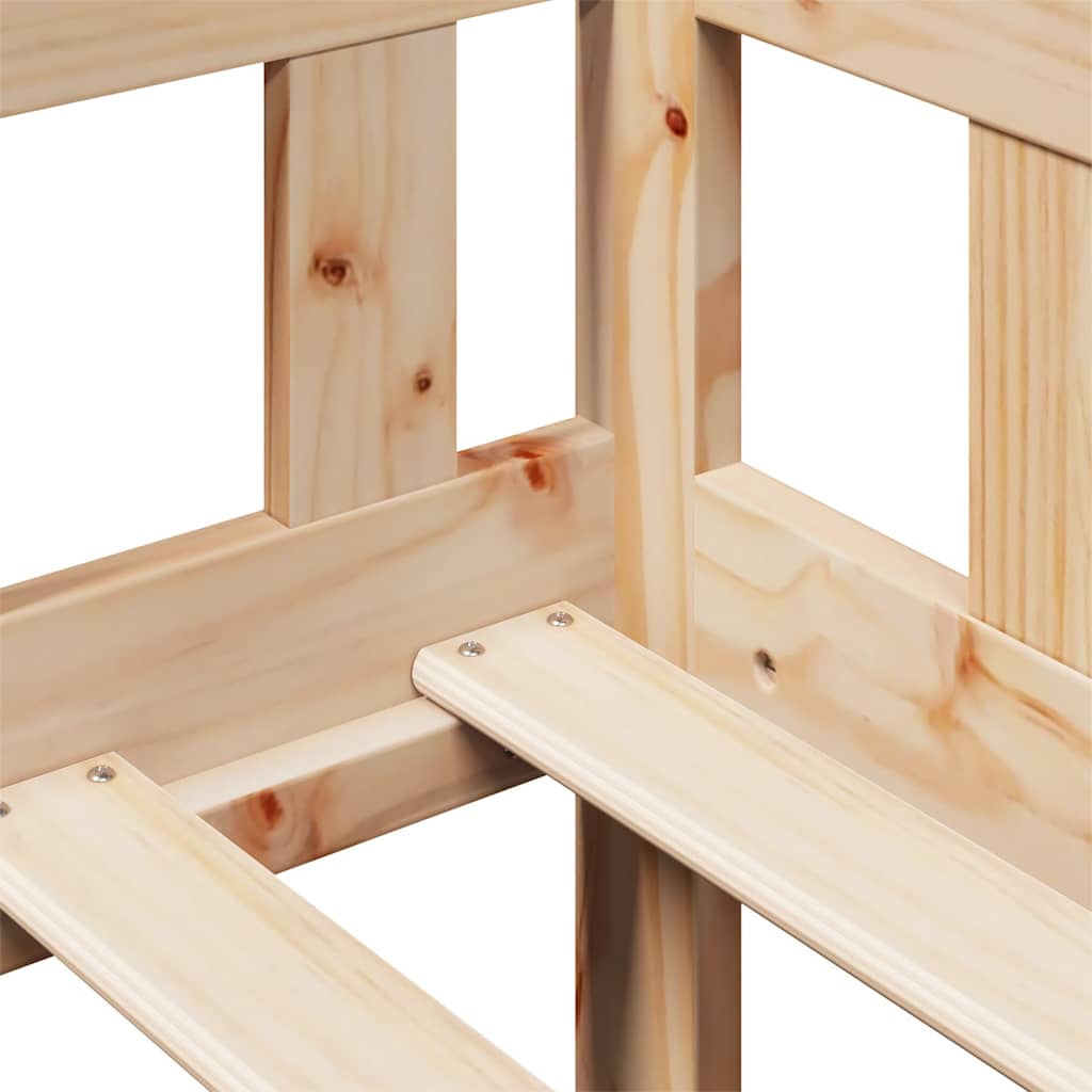 Lit de jour avec tiroirs sans matelas 90x200 cm bois massif - XIOS