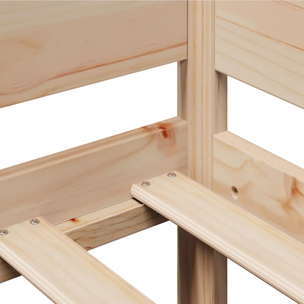 Lit de jour avec tiroirs sans matelas 80x200 cm bois massif - XIOS