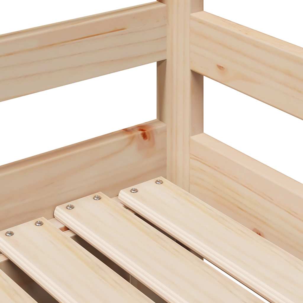 Lit de jour avec tiroirs sans matelas 90x200 cm bois massif - XIOS