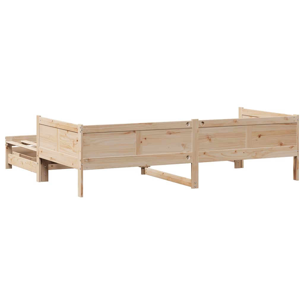 Lit de jour avec gigogne et tiroirs sans matelas 90x190 cm - XIOS