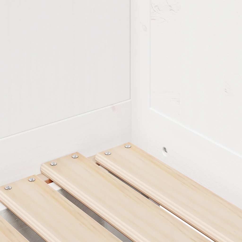 Lit de jour avec gigogne et tiroirs sans matelas blanc 90x200cm - XIOS