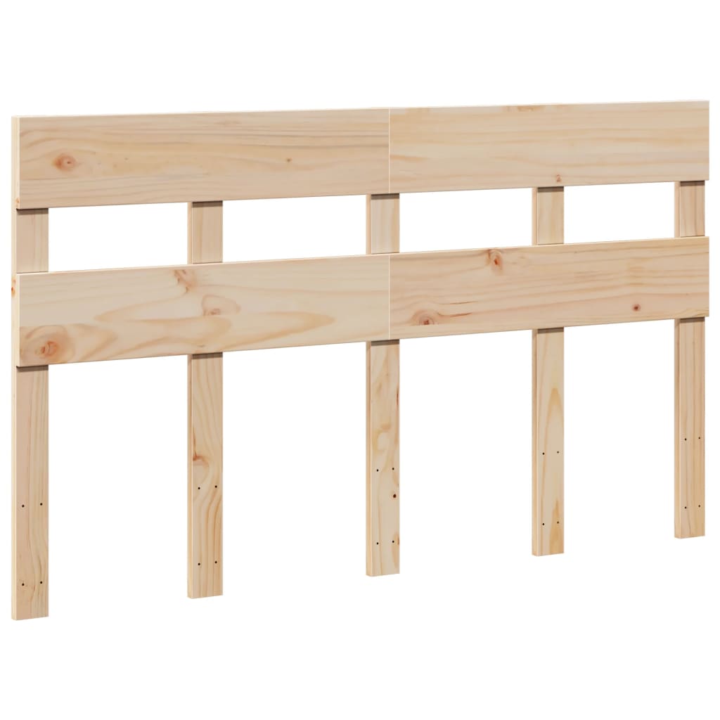 Cadre de lit sans matelas 160x200 cm bois massif de pin - XIOS