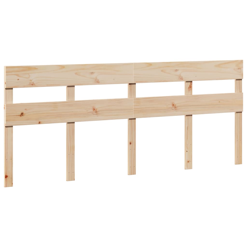 Cadre de lit sans matelas 200x200 cm bois massif de pin - XIOS
