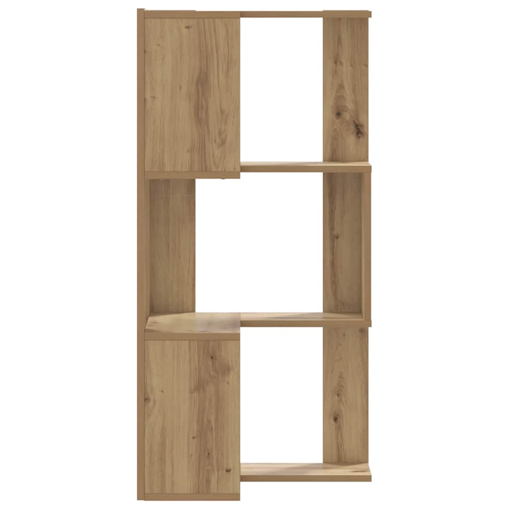 Bibliothèque d'angle 3 niveaux chêne artisanal bois ingénierie - XIOS