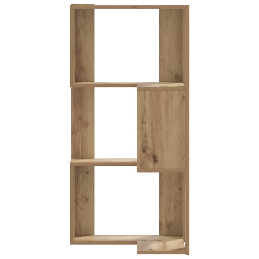 Bibliothèque d'angle 3 niveaux chêne artisanal bois ingénierie - XIOS