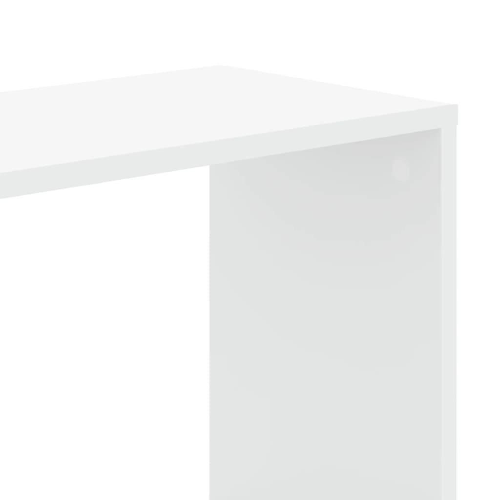 Bibliothèque 5 niveaux blanc 45x23,5x162,5 cm bois d'ingénierie - XIOS