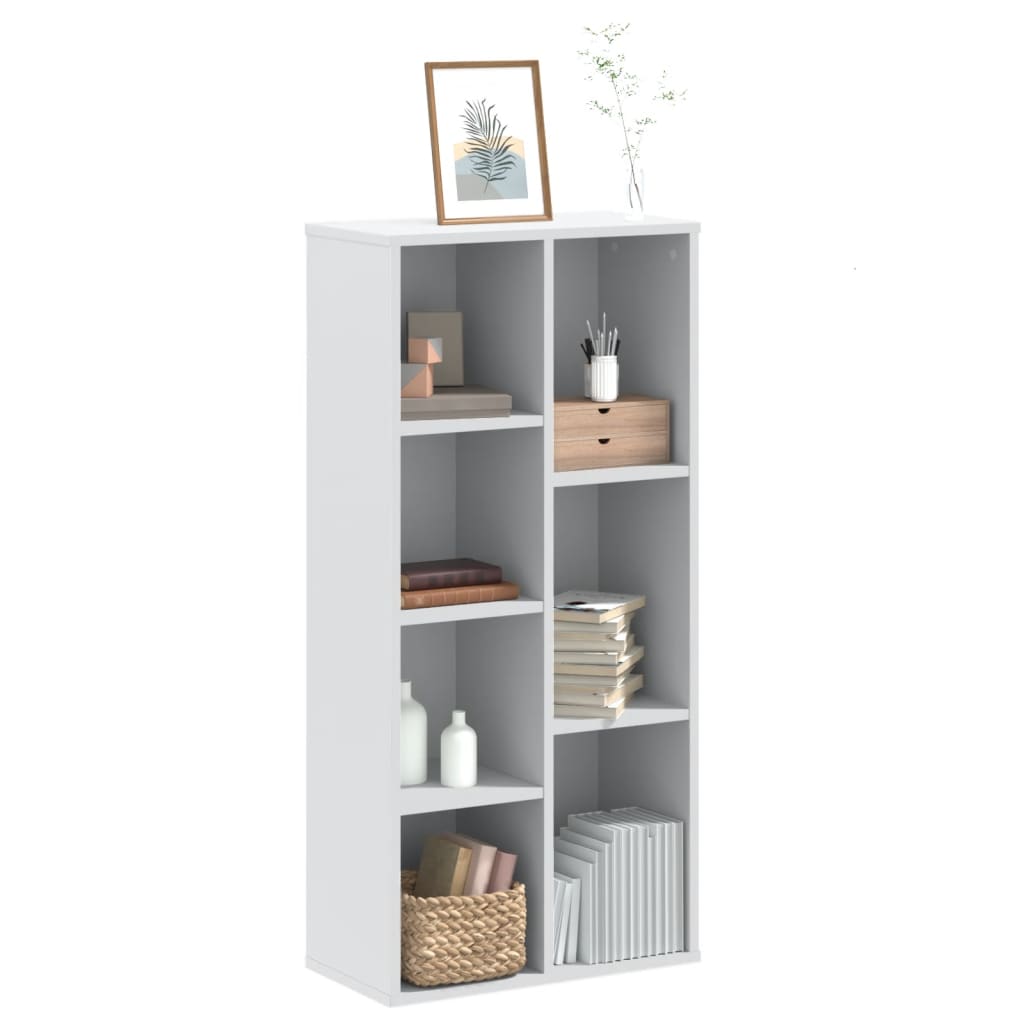 Bibliothèque blanc 50x25x105 cm bois d'ingénierie - XIOS