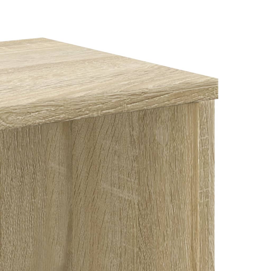 Bibliothèque chêne sonoma 50x25x105 cm bois d'ingénierie - XIOS
