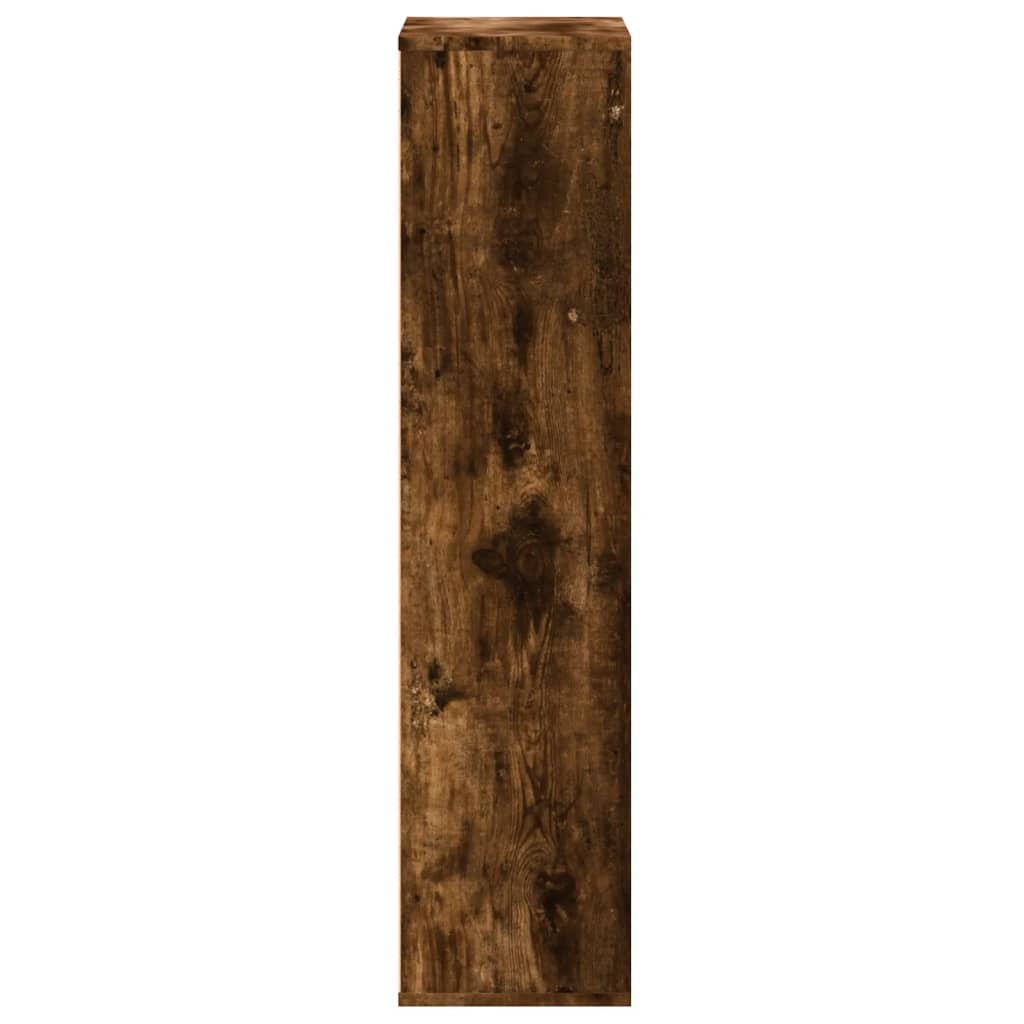 Bibliothèque chêne fumé 50x25x105 cm bois d'ingénierie - XIOS