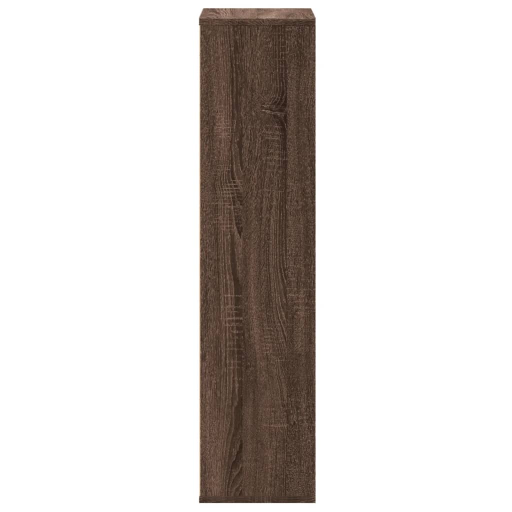 Bibliothèque chêne marron 50x25x105 cm bois d'ingénierie - XIOS