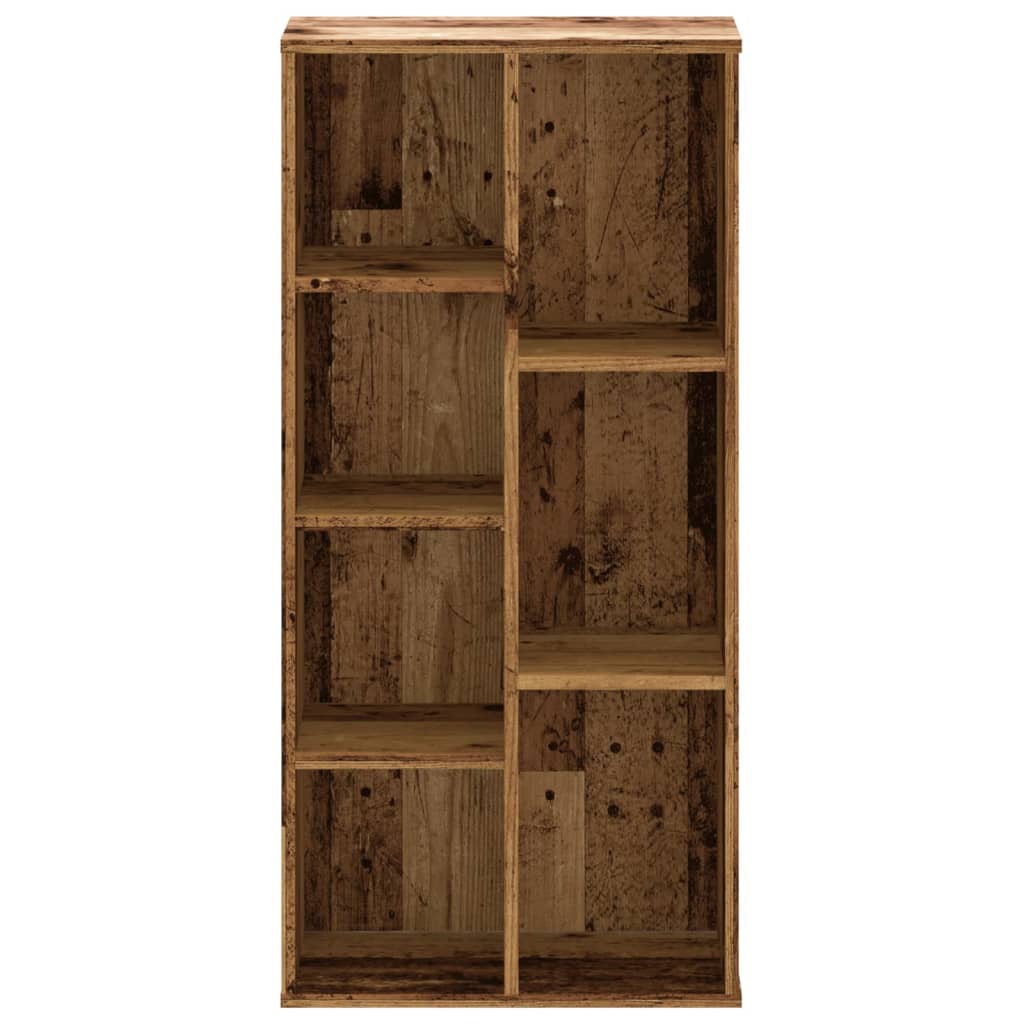 Bibliothèque vieux bois 50x25x105 cm bois d'ingénierie - XIOS
