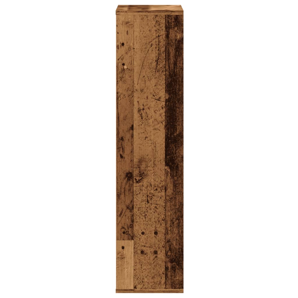 Bibliothèque vieux bois 50x25x105 cm bois d'ingénierie - XIOS