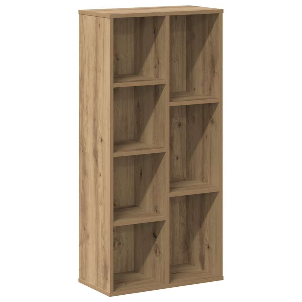 Bibliothèque chêne artisanal 50x25x105 cm bois d'ingénierie - XIOS