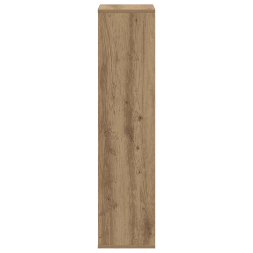 Bibliothèque chêne artisanal 50x25x105 cm bois d'ingénierie - XIOS