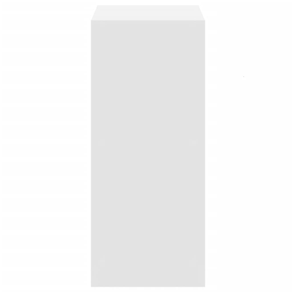 Bibliothèque blanc 68,5x32x75 cm bois d'ingénierie - XIOS