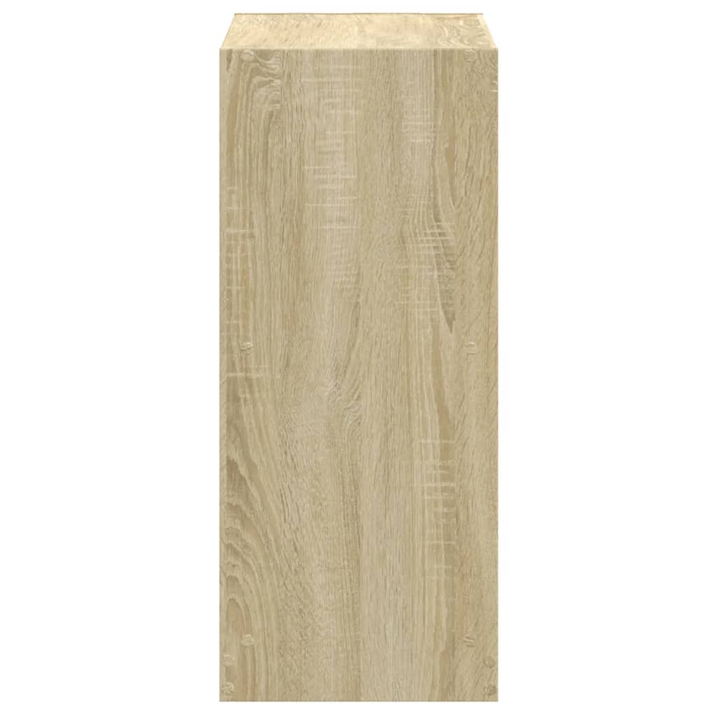 Bibliothèque chêne sonoma 68,5x32x75 cm bois d'ingénierie - XIOS