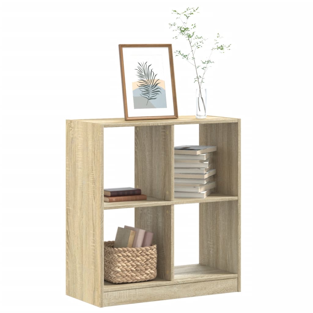 Bibliothèque chêne sonoma 68,5x32x75 cm bois d'ingénierie - XIOS