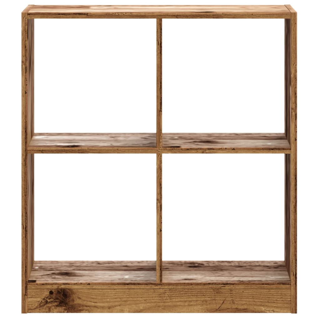 Bibliothèque vieux bois 68,5x32x75 cm bois d'ingénierie - XIOS