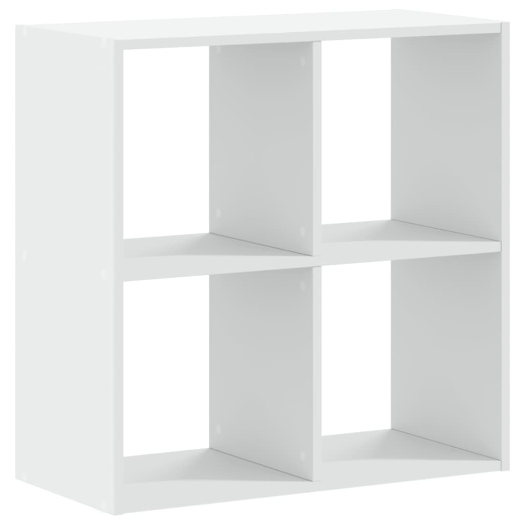 Bibliothèque blanc 68,5x32x68,5 cm bois d'ingénierie - XIOS