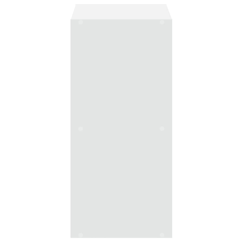 Bibliothèque blanc 68,5x32x68,5 cm bois d'ingénierie - XIOS