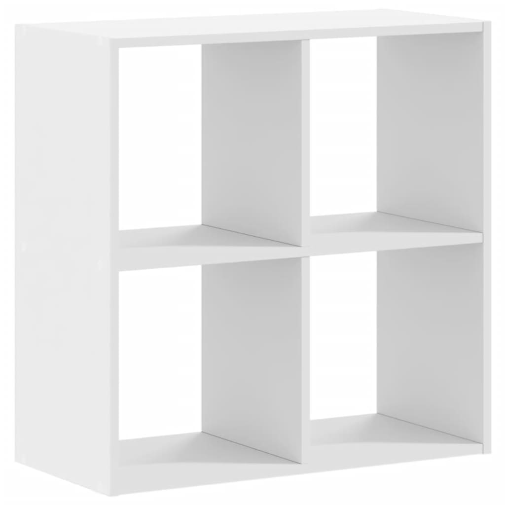 Bibliothèque blanc 68,5x32x68,5 cm bois d'ingénierie - XIOS