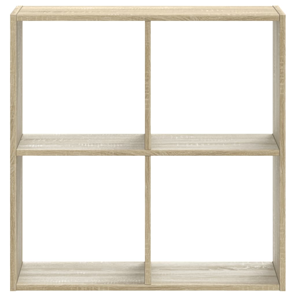 Bibliothèque chêne sonoma 68,5x32x68,5 cm bois d'ingénierie - XIOS