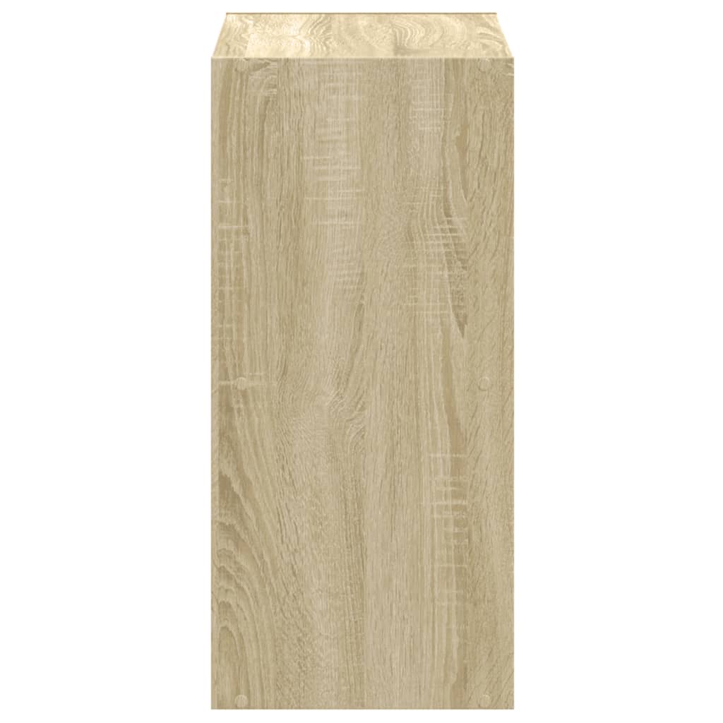 Bibliothèque chêne sonoma 68,5x32x68,5 cm bois d'ingénierie - XIOS