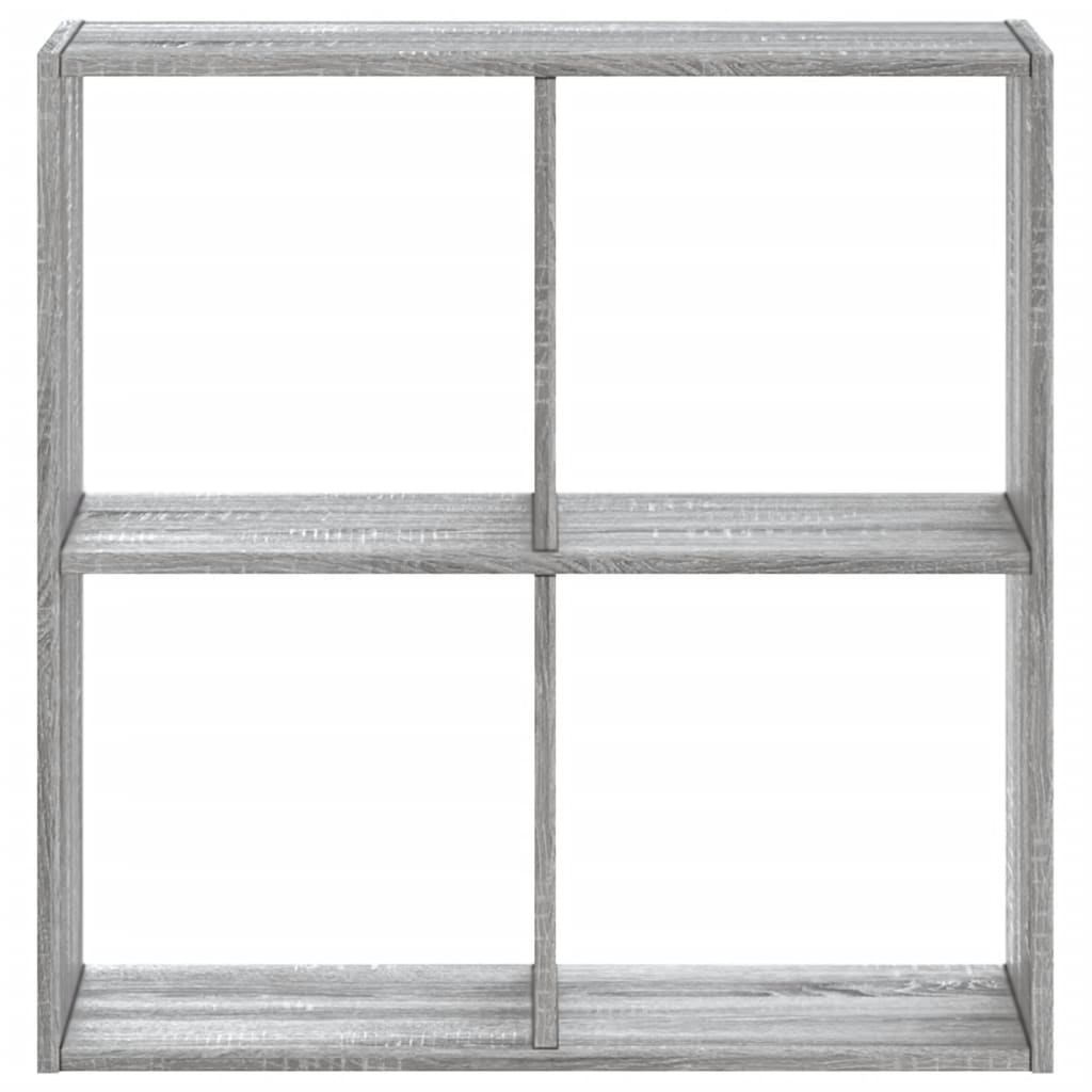 Bibliothèque sonoma gris 68,5x32x68,5 cm bois d'ingénierie - XIOS
