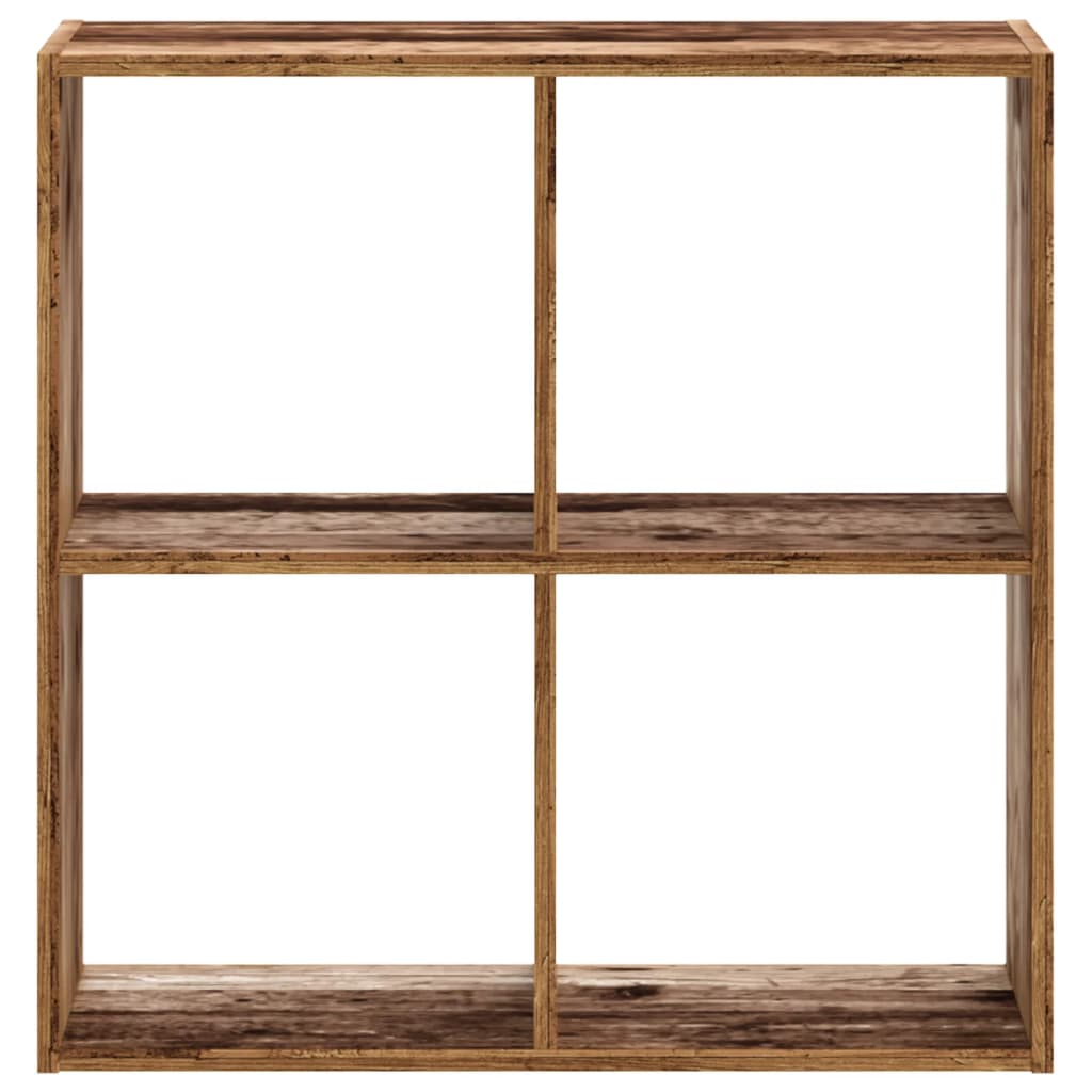 Bibliothèque vieux bois 68,5x32x68,5 cm bois d'ingénierie - XIOS