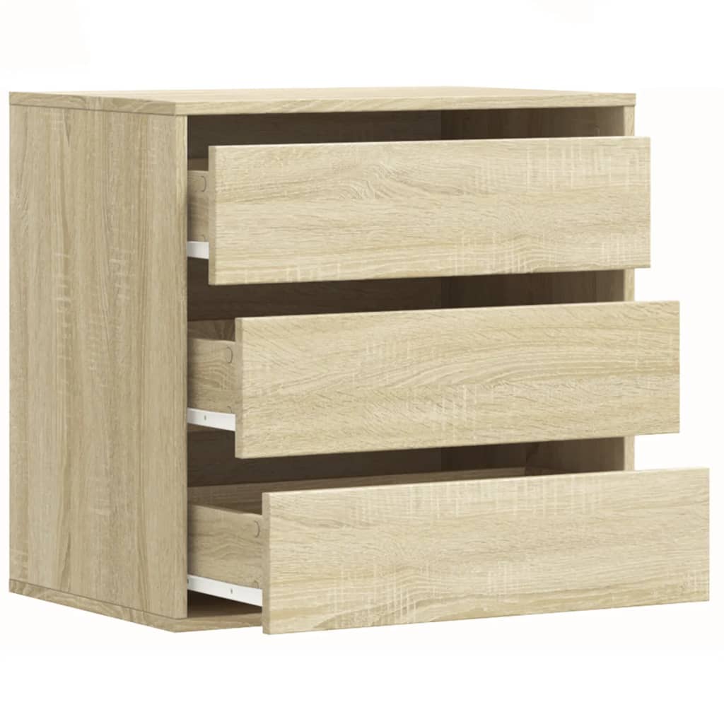 Commode d'angle chêne sonoma 60x41x58 cm bois d'ingénierie - XIOS