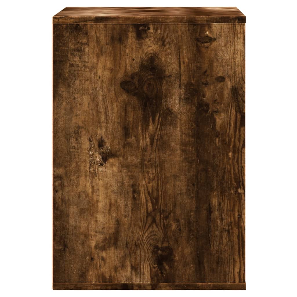 Commode d'angle chêne fumé 60x41x58 cm bois d'ingénierie - XIOS