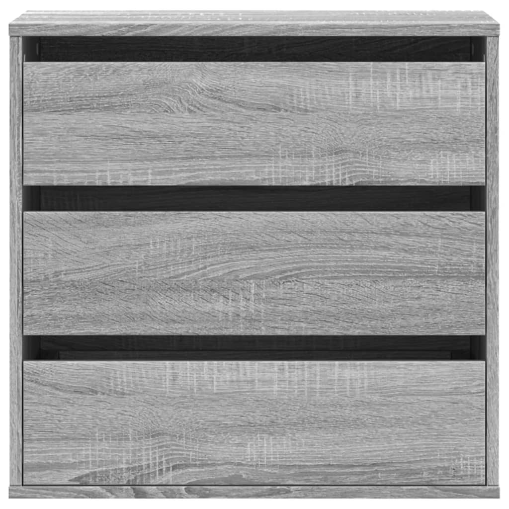 Commode d'angle sonoma gris 60x41x58 cm bois d'ingénierie - XIOS