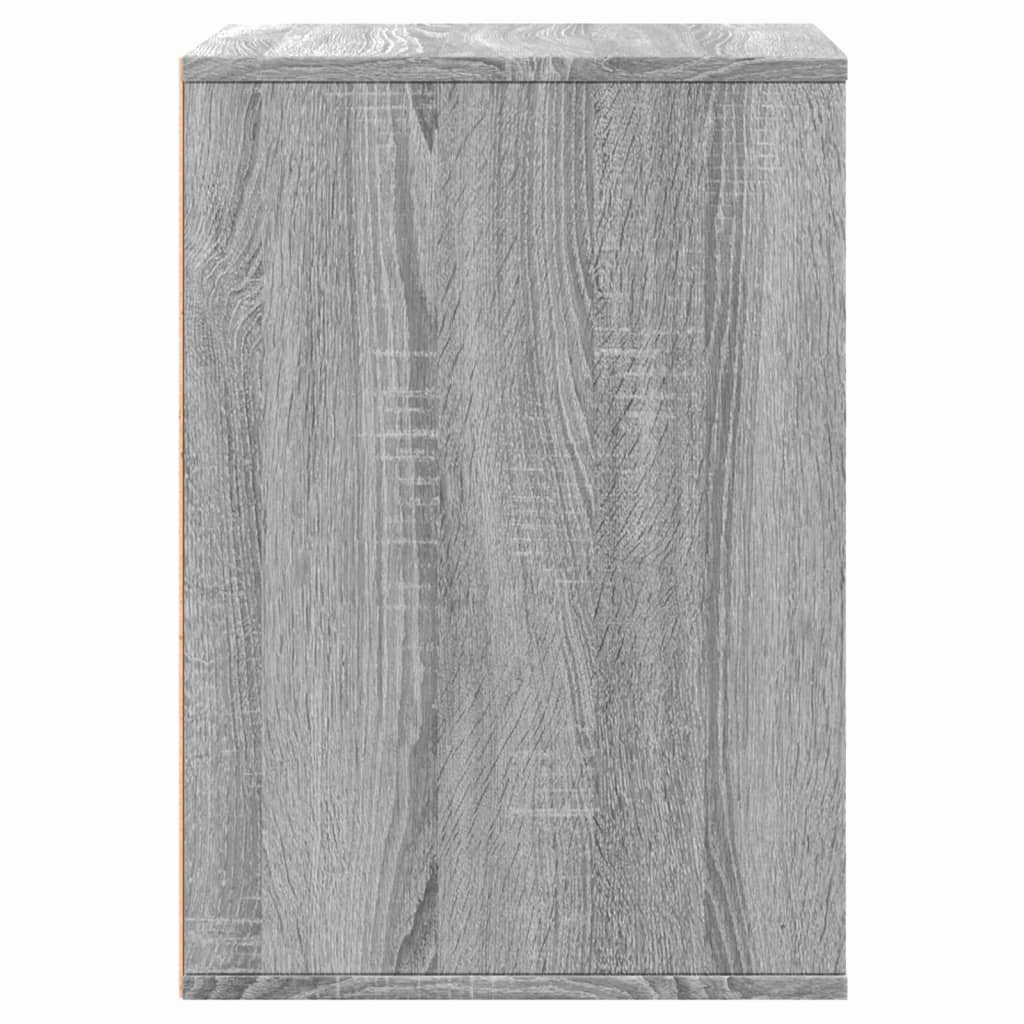 Commode d'angle sonoma gris 60x41x58 cm bois d'ingénierie - XIOS