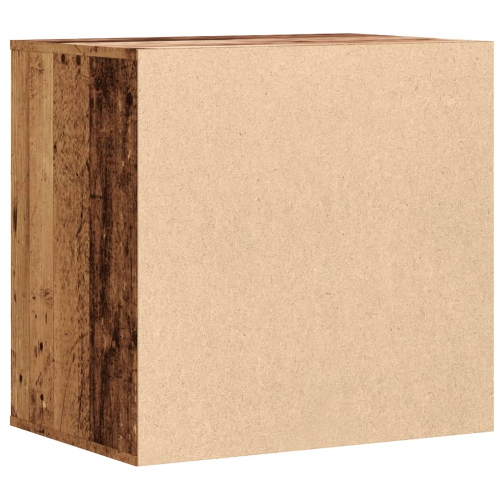 Commode d'angle vieux bois 60x41x58 cm bois d'ingénierie - XIOS
