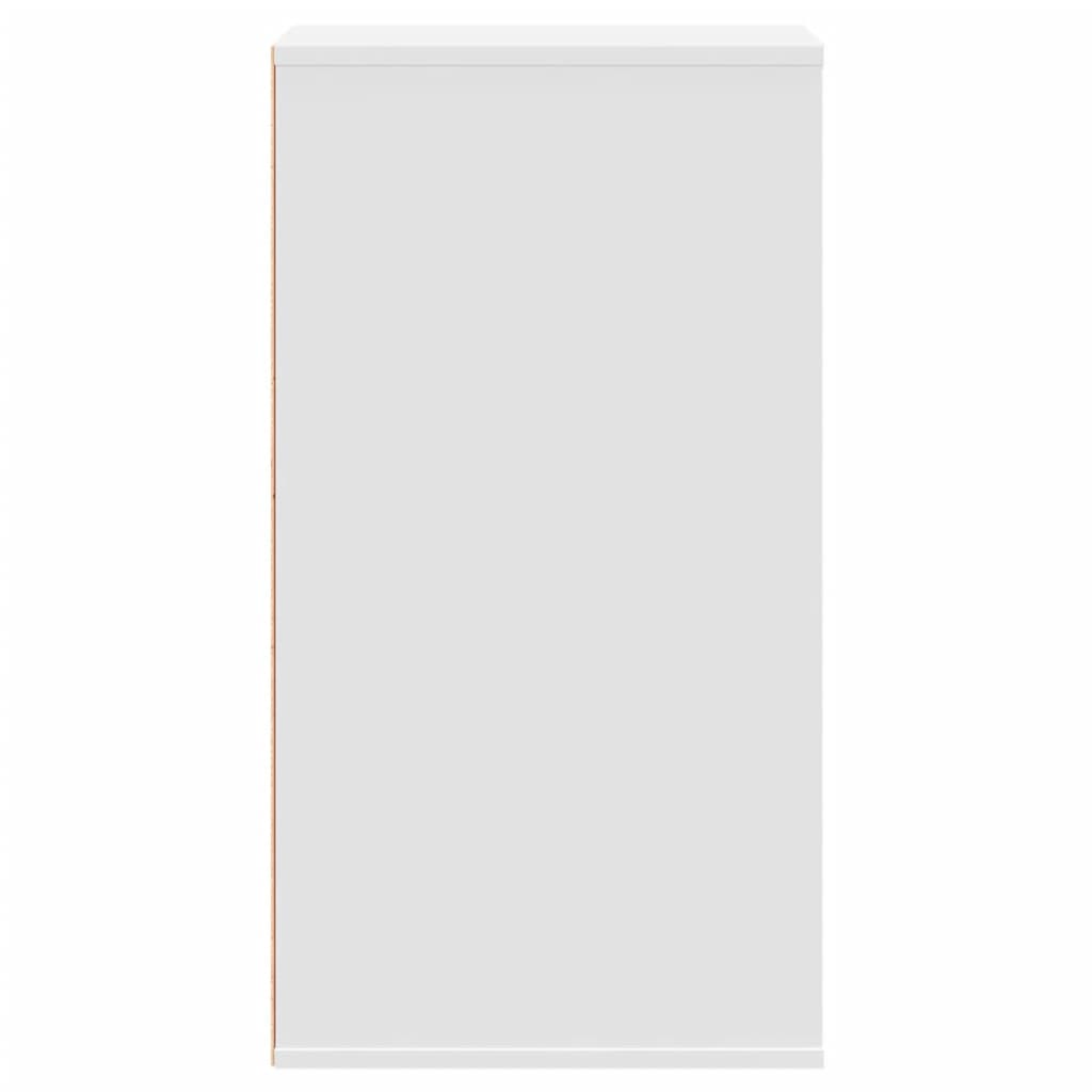 Commode d'angle blanc 40x41x76 cm bois d'ingénierie - XIOS