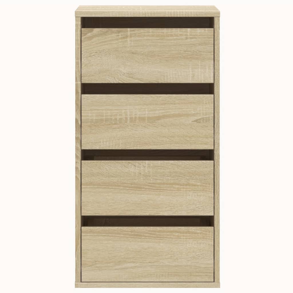 Commode d'angle chêne sonoma 40x41x76 cm bois d'ingénierie - XIOS
