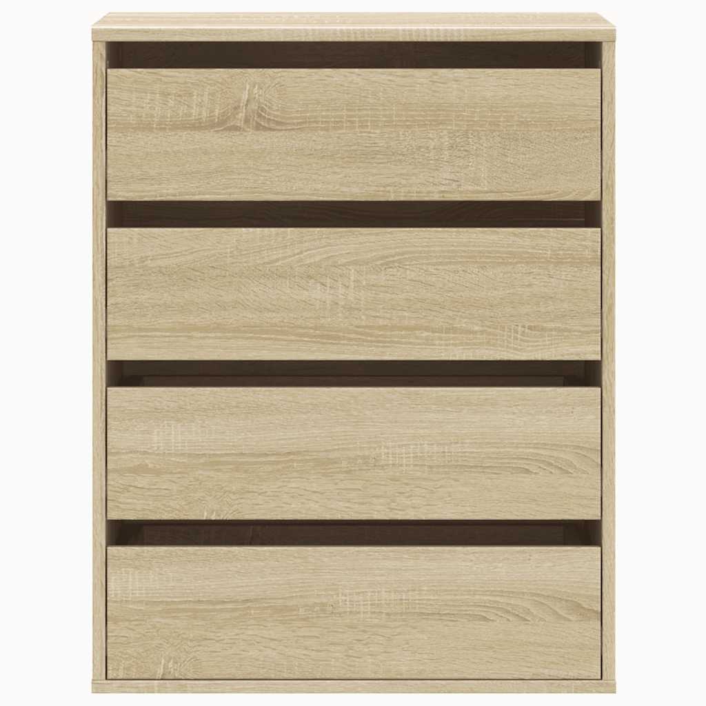 Commode d'angle chêne sonoma 60x41x76 cm bois d'ingénierie - XIOS