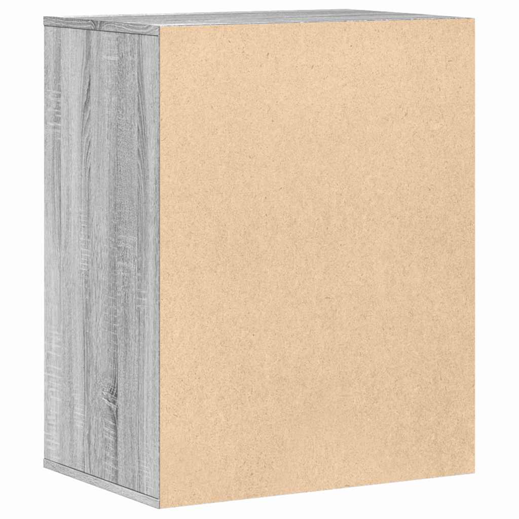 Commode d'angle sonoma gris 60x41x76 cm bois d'ingénierie - XIOS