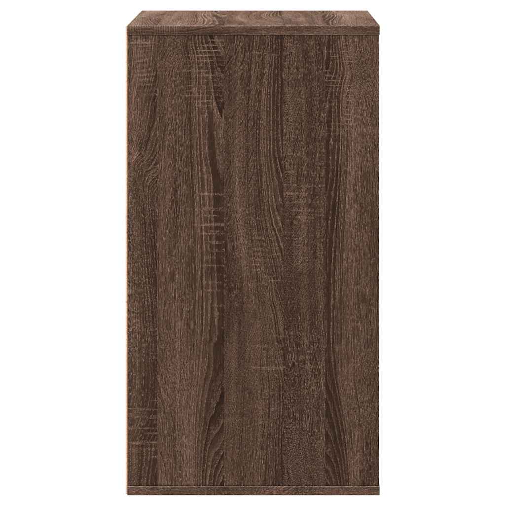 Commode d'angle chêne marron 60x41x76 cm bois d'ingénierie - XIOS