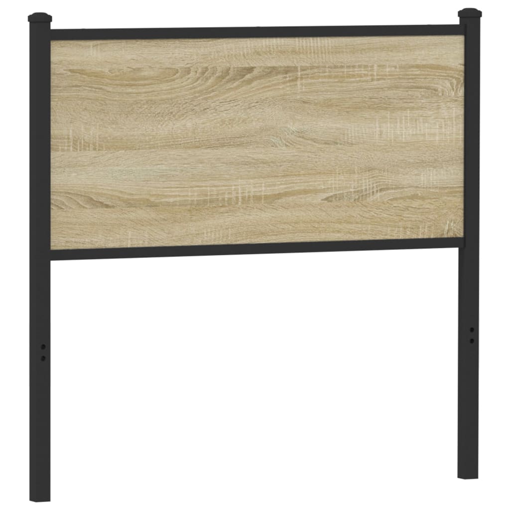 Tête de lit sonoma 90 cm bois d'ingénierie et acier - XIOS
