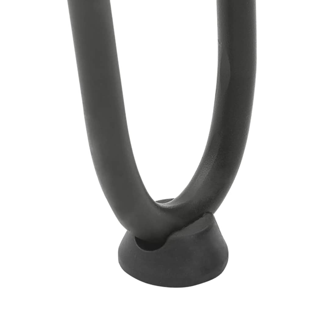 Pieds en épingle à cheveux pour table basse 4 pièces Anthracite 10 cm Acier massif - XIOS