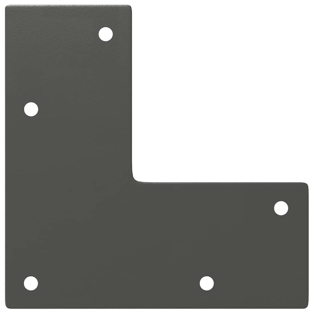 Pieds en épingle à cheveux pour table basse 4 pièces Anthracite 30 cm Acier massif - XIOS