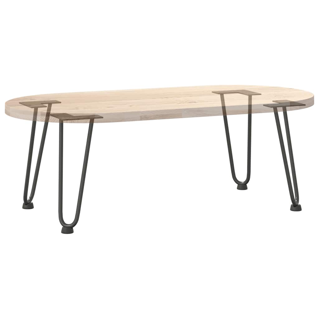 Pieds en épingle à cheveux pour table basse 4 pièces Anthracite 30 cm Acier massif - XIOS