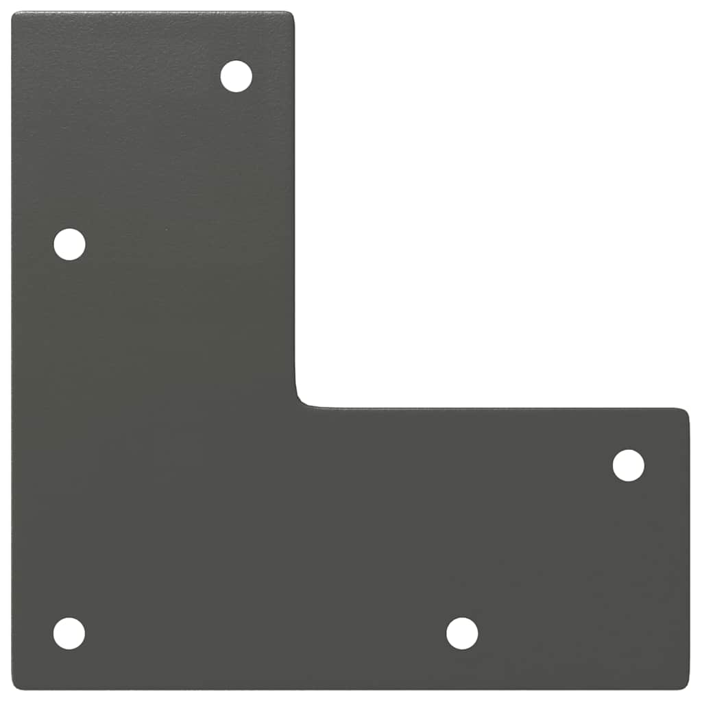 Pieds en épingle à cheveux pour table basse 4 pièces Anthracite 42 cm Acier massif - XIOS