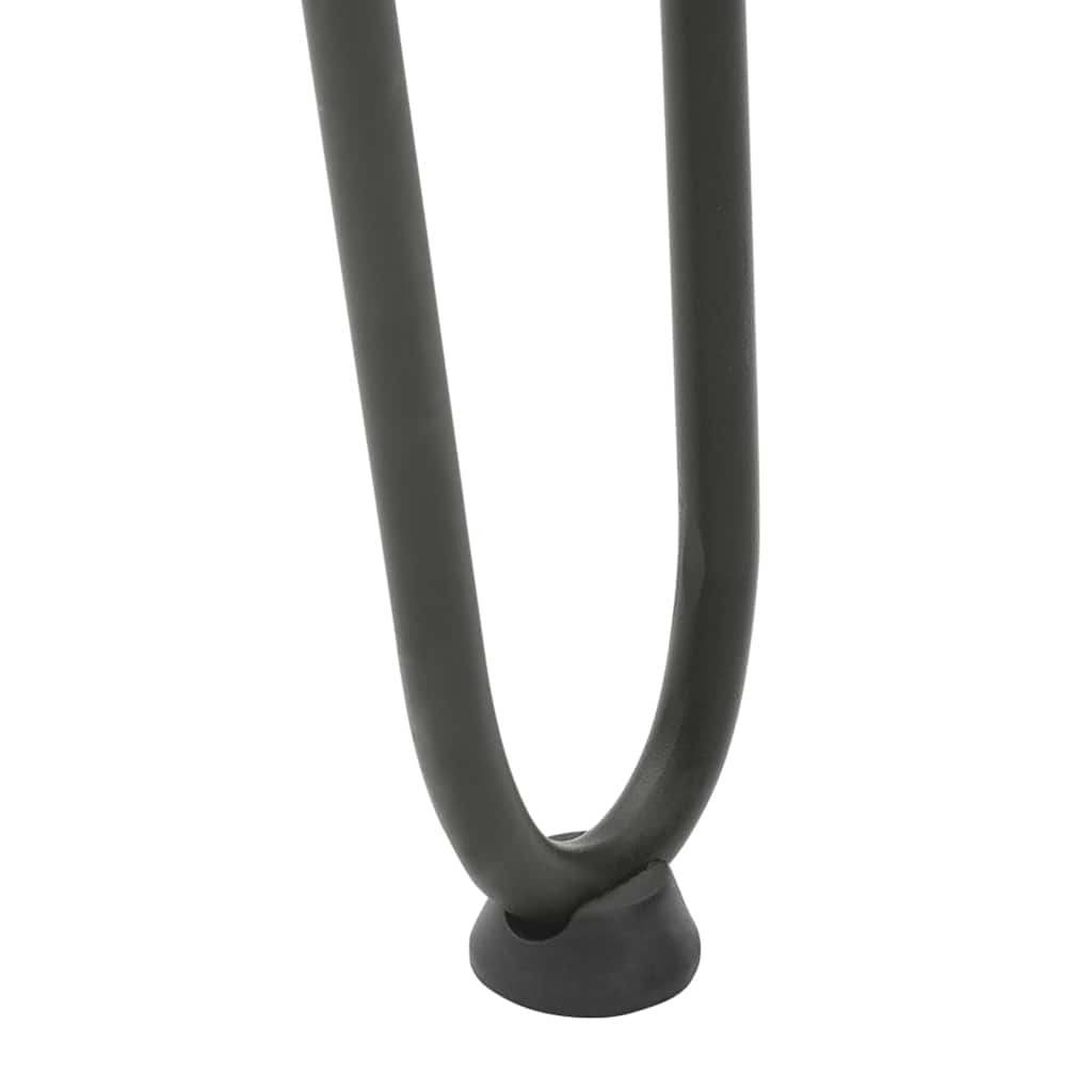 Pieds en épingle à cheveux pour table basse 4 pièces Anthracite 42 cm Acier massif - XIOS